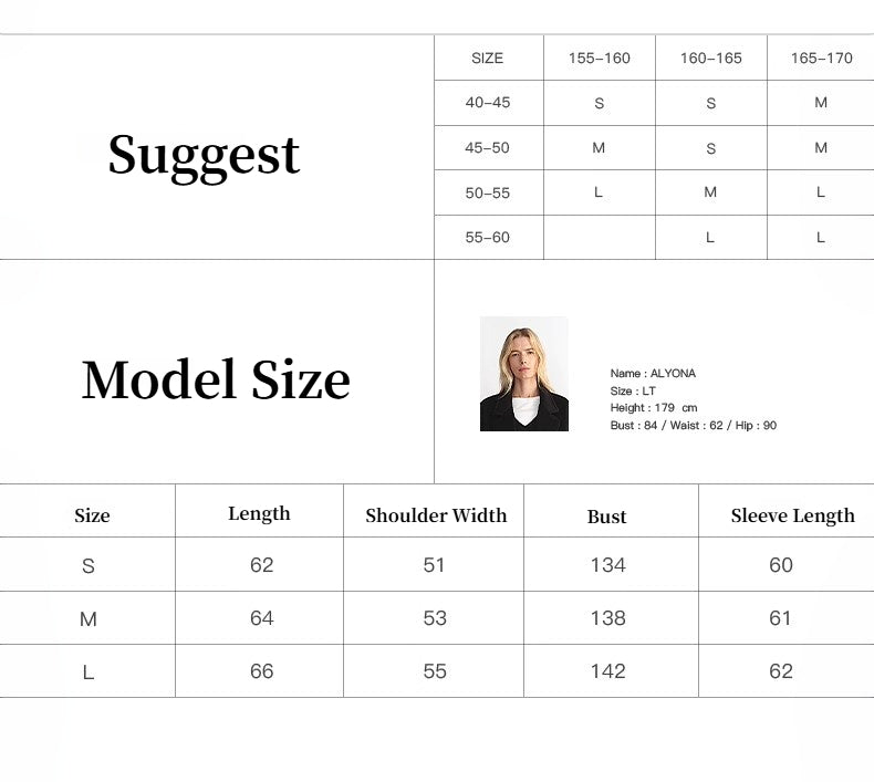 Alpaca Wool Blended Bouclé Yarn Spliced POLO Shirt Lazy and Relaxed Sweater